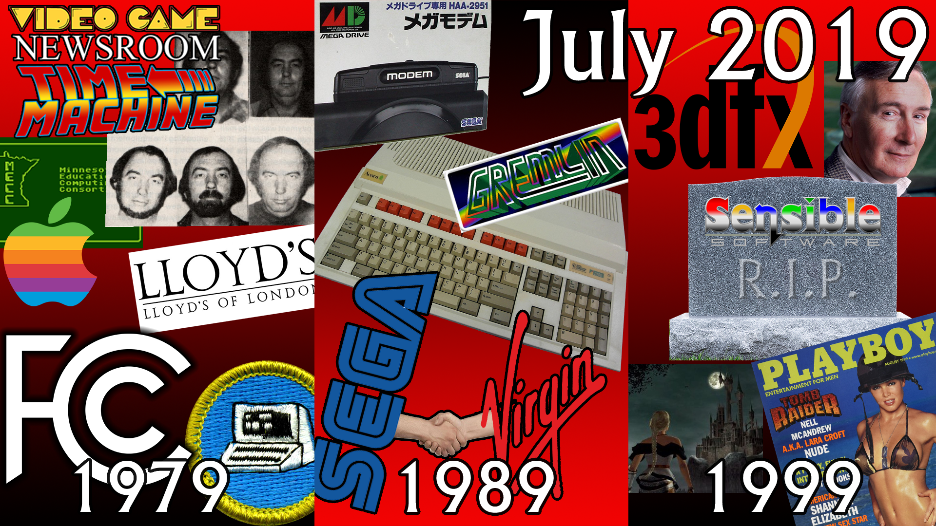Video Game Newsroom Time Machine