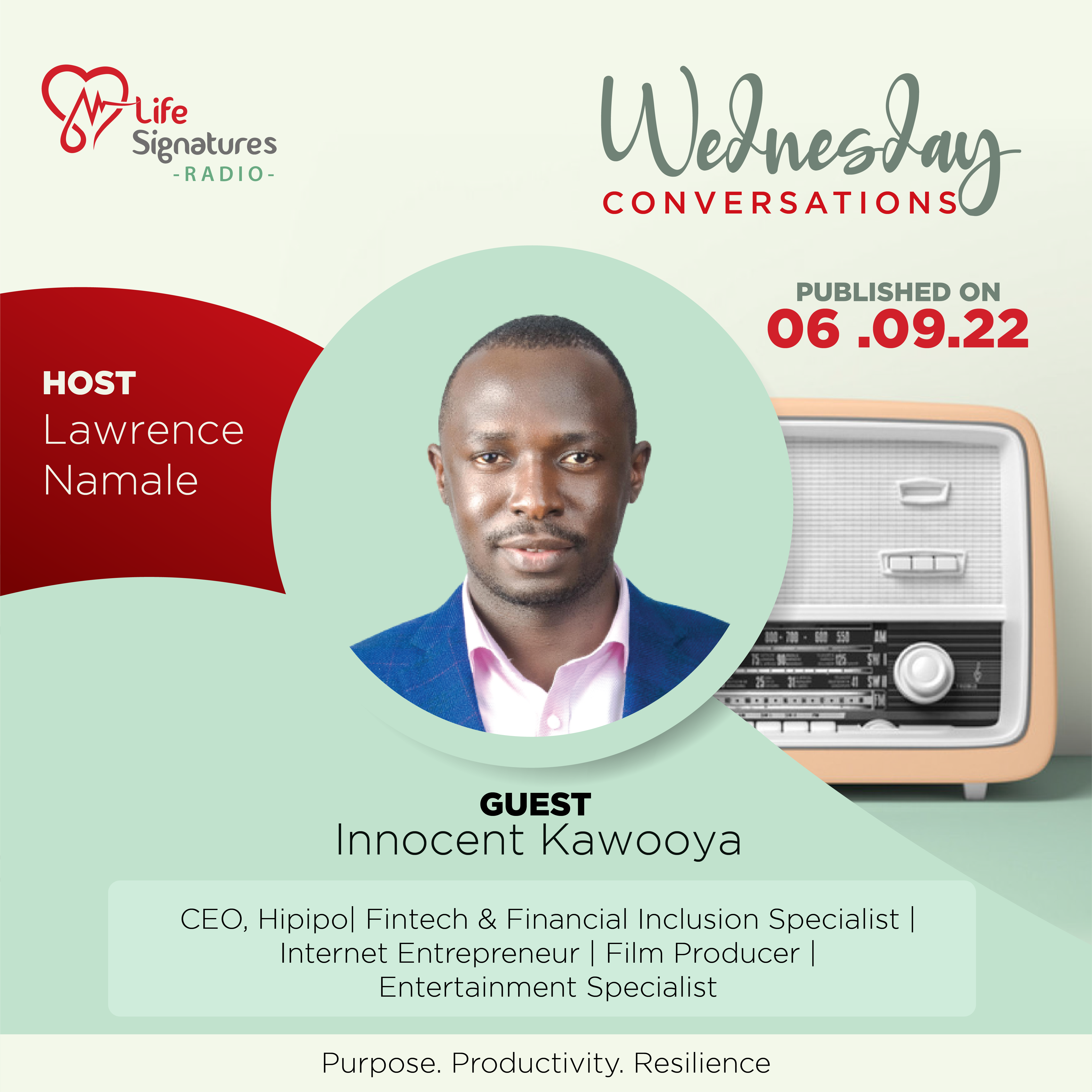 🎺New #Podcast! 1181. Innocent Kawooya. Using Technology and Innovation To Serve Our World
