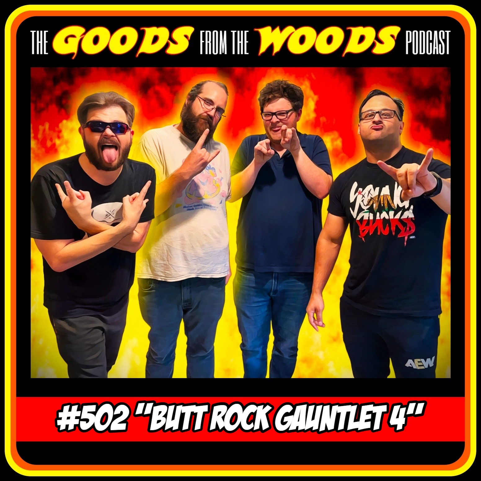Episode #502 - "Butt Rock Gauntlet 4" with Justin Morales