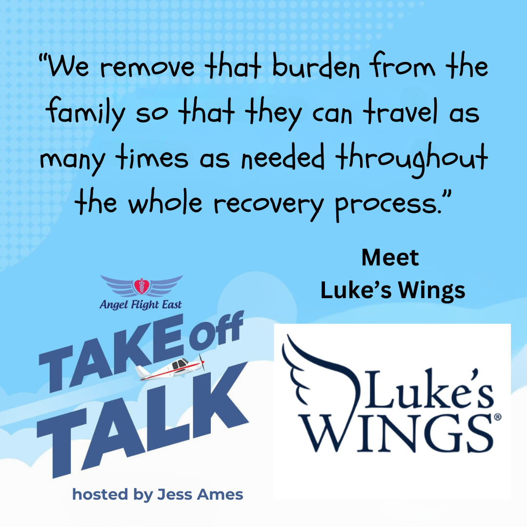 Take Off Talk with Angel Flight East