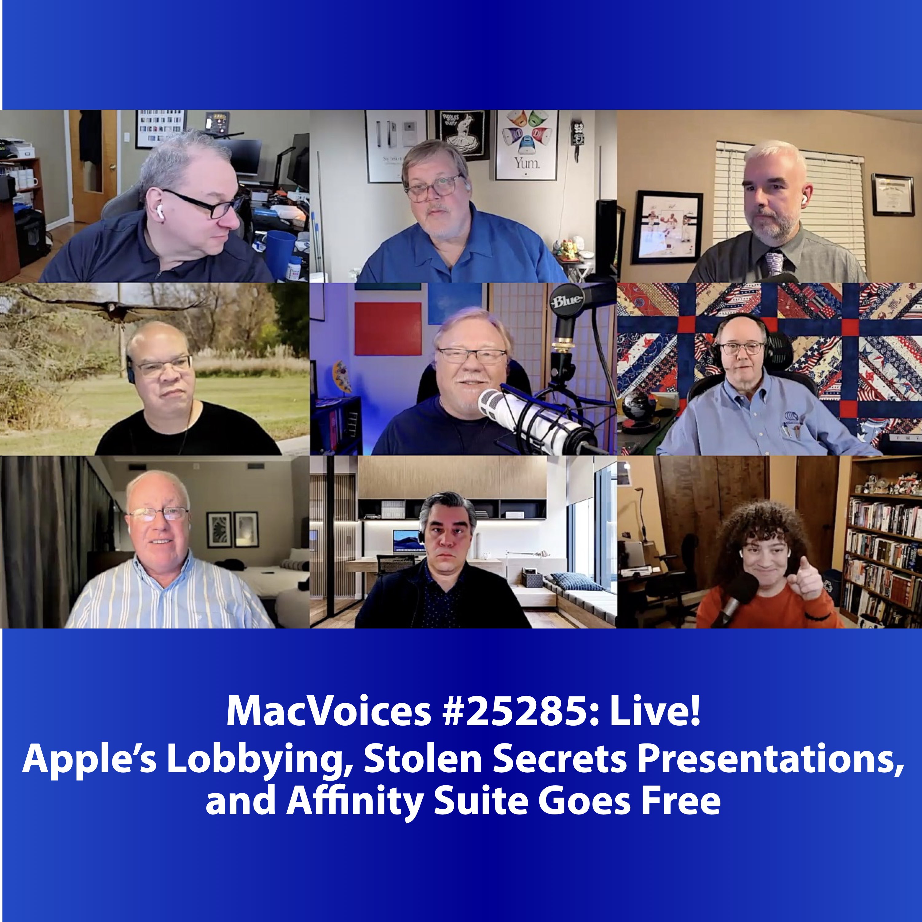 MacVoices #25285: Live! - Apple's Lobbying, Stolen Secrets Presentations, and Affinity Suite Goes Free