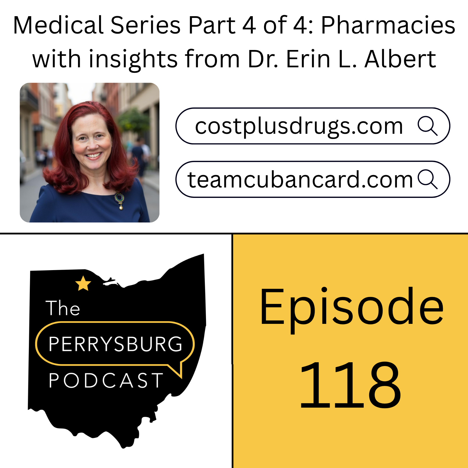 Medical Series Part 4 of 4: Pharmacies - with insights from Dr. Erin L. Albert