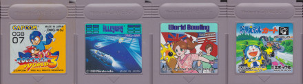 GameBoy Crammer #32: Rockman World 3, Alleyway, World Bowling and Doraemon Kart