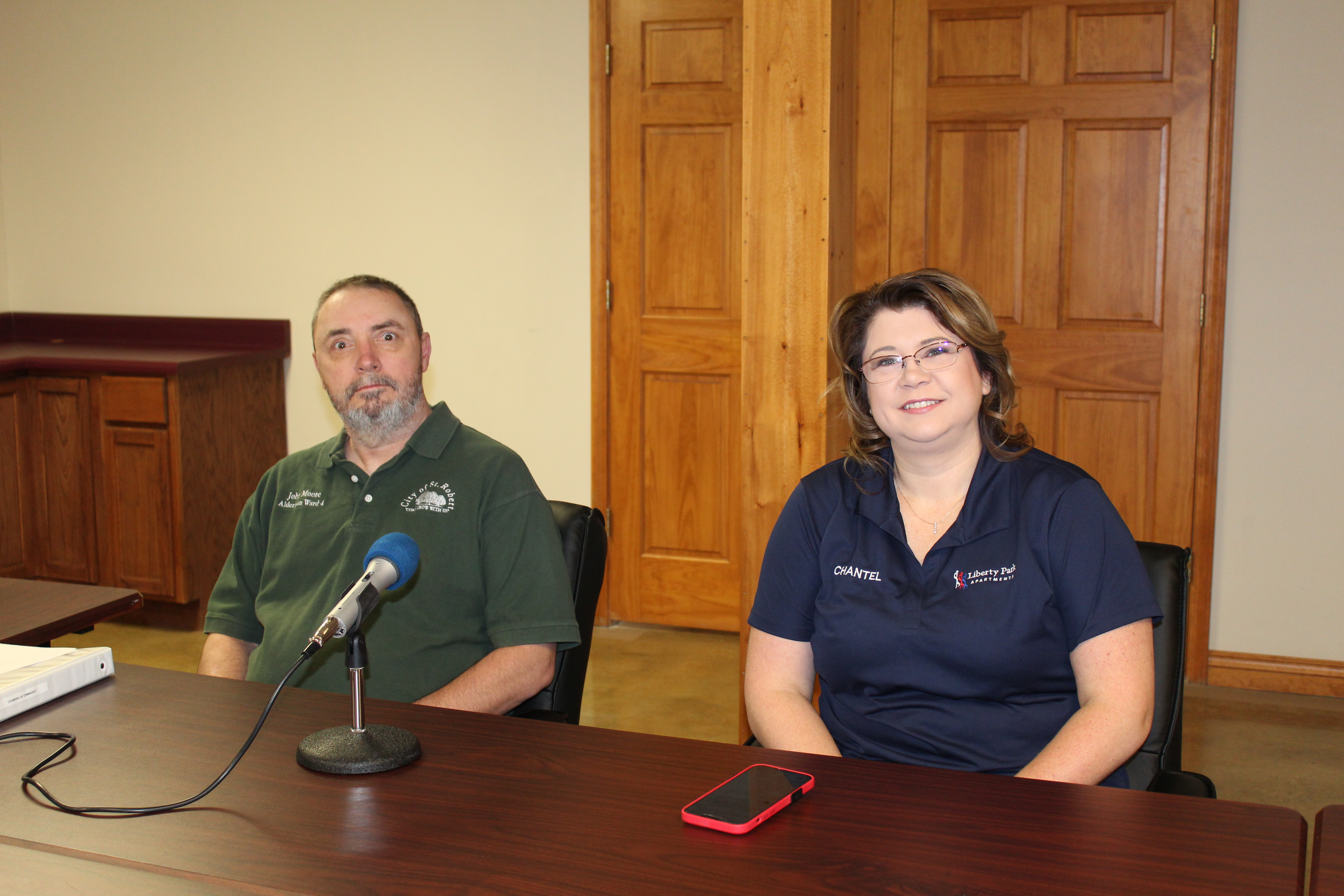 051: Chamber Ambassador Club Outgoing & Incoming President Chantel Higdon & John Moore