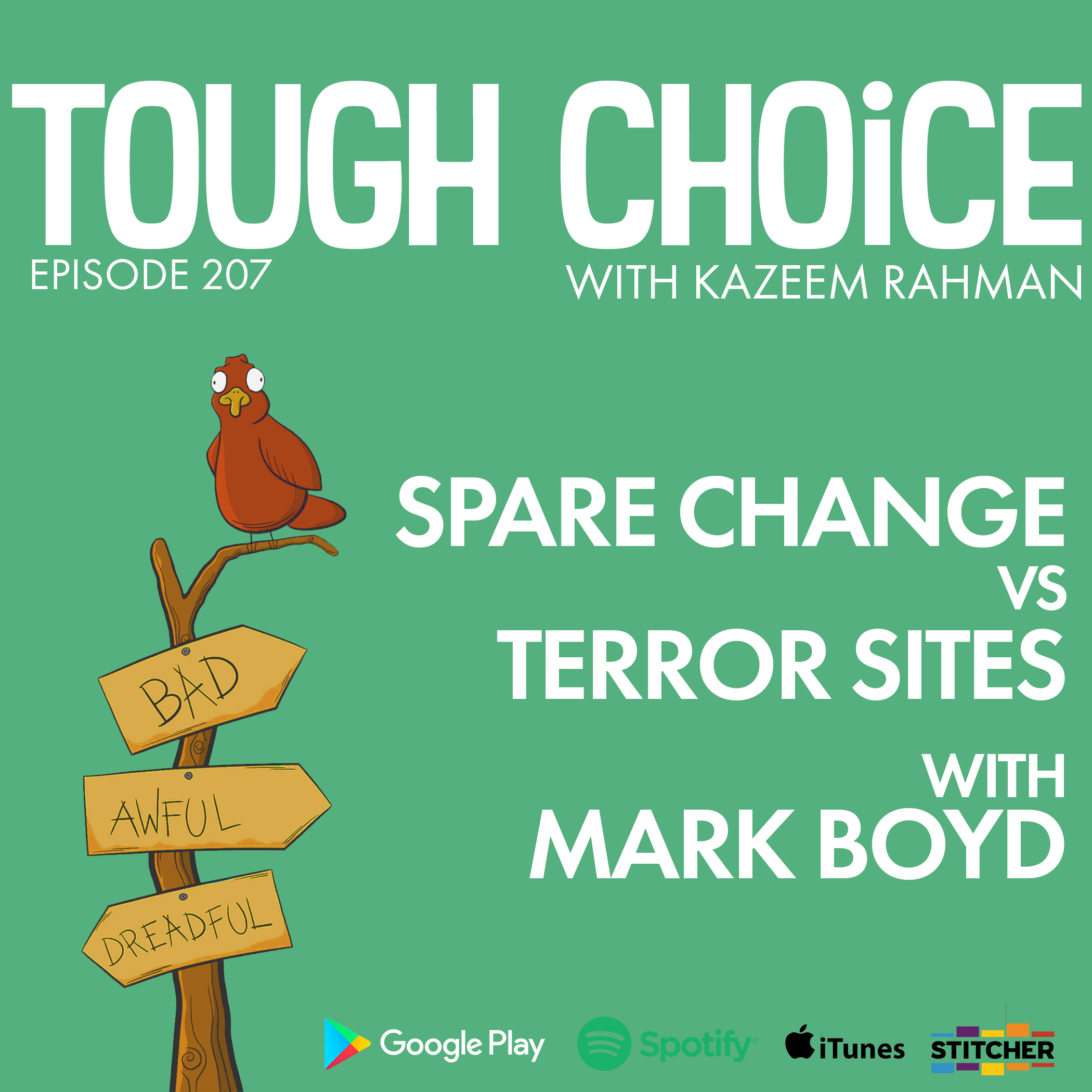 Spare Change Vs Terror Sites with Mark Boyd