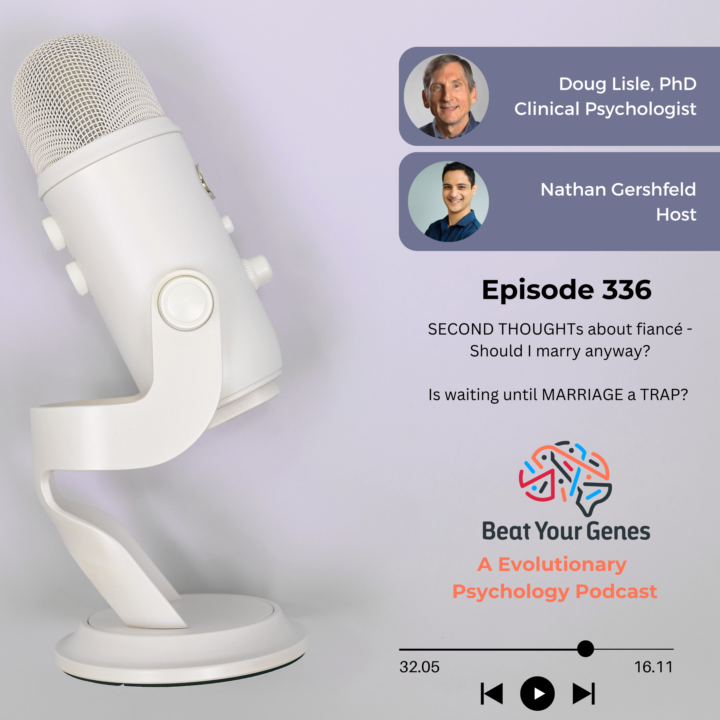 cover of episode 336:  Having SECOND THOUGHTs about fiancé – Should I marry anyway? Is waiting until MARRIAGE a TRAP?