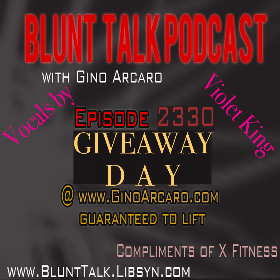 2330. Giveaway day.