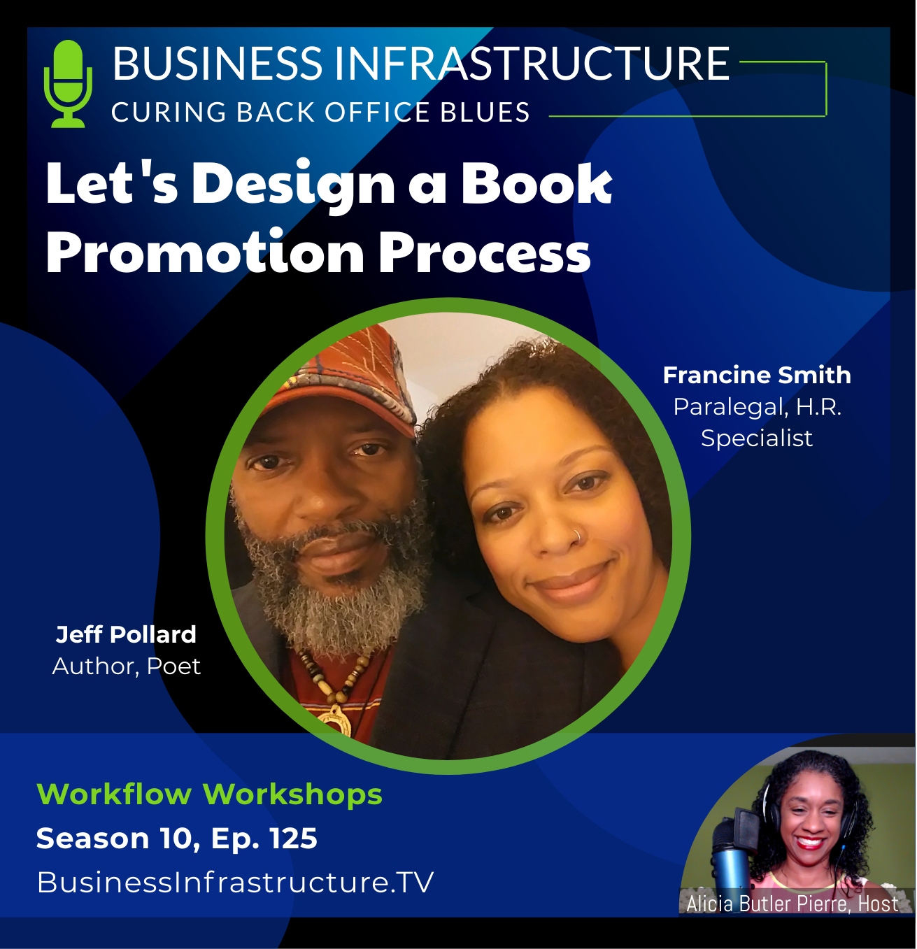 125: Let's Design a Book Promotion Process with Jeffrey Pollard & Francine Smith