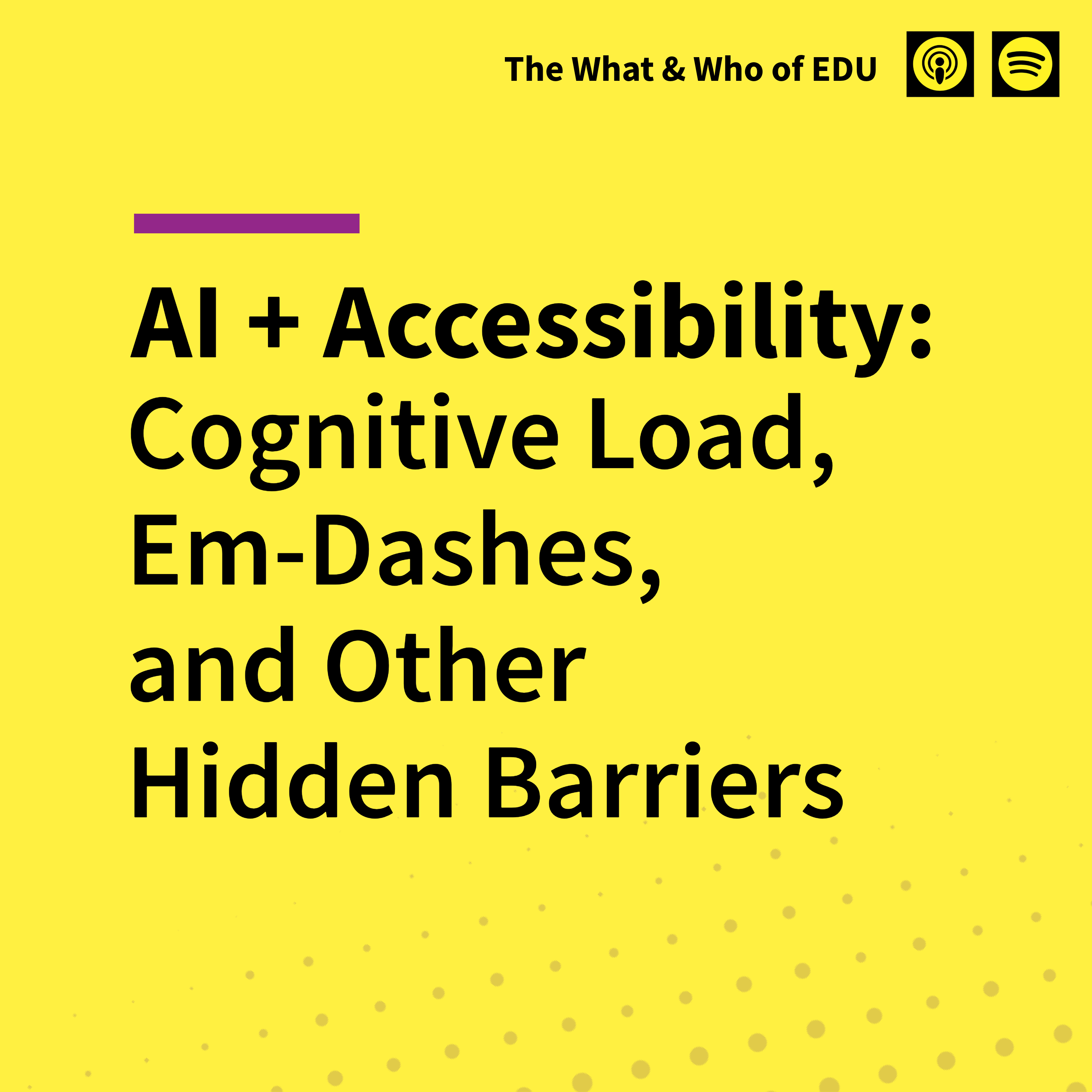 The What And Who Of EDU