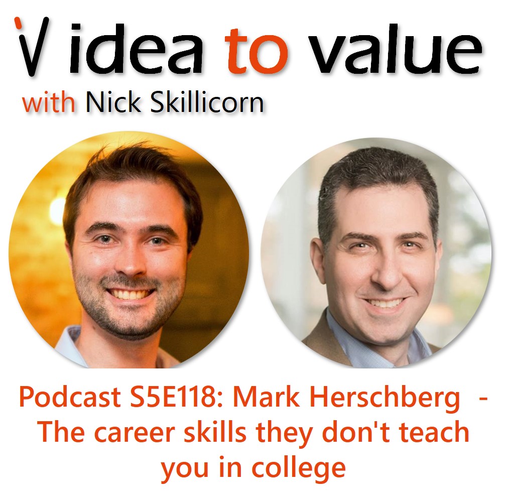Podcast S5E118: Mark Herschberg  - The career skills they don't teach you in college