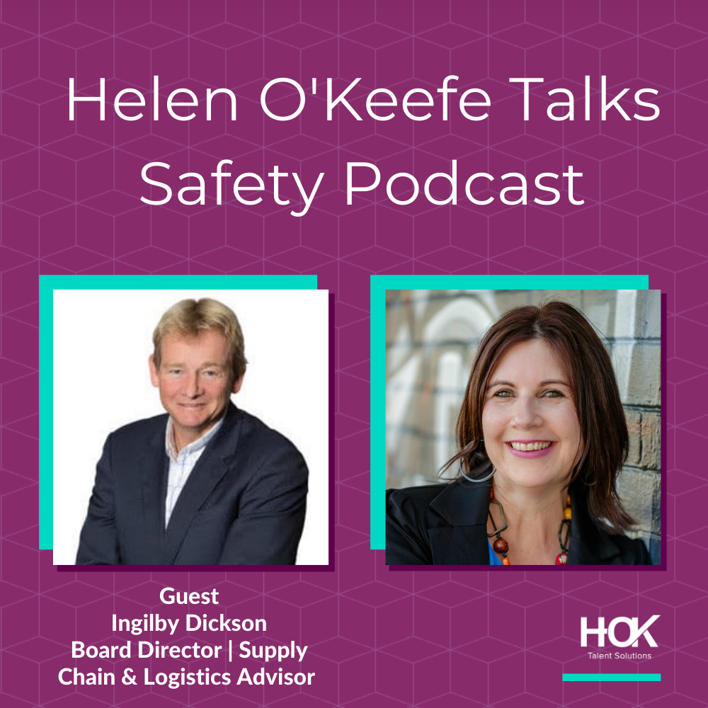 Helen talks safety with Ingilby Dickson, Board Director & Supply Chain & Logistics Advisor