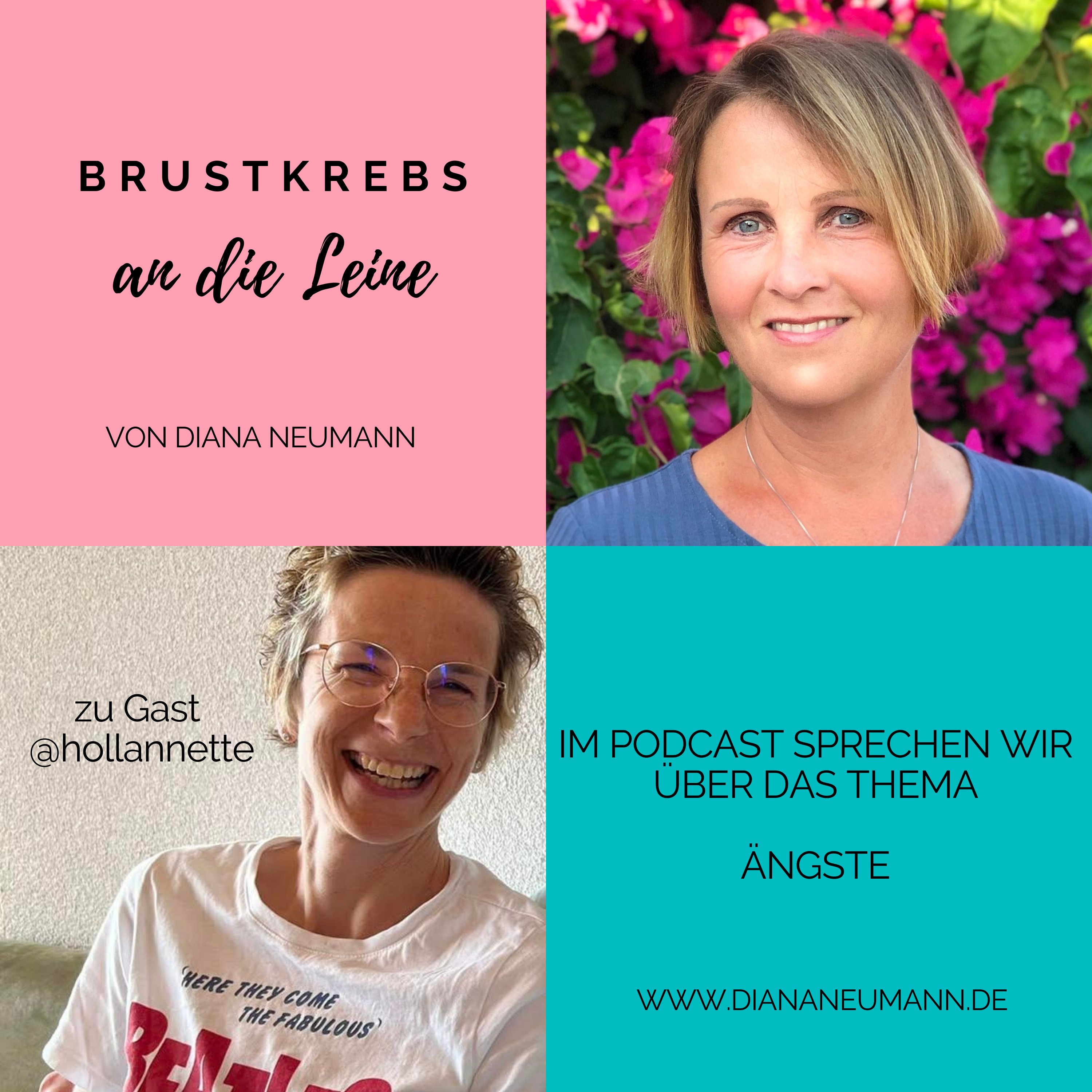 Brustkrebs an die Leine