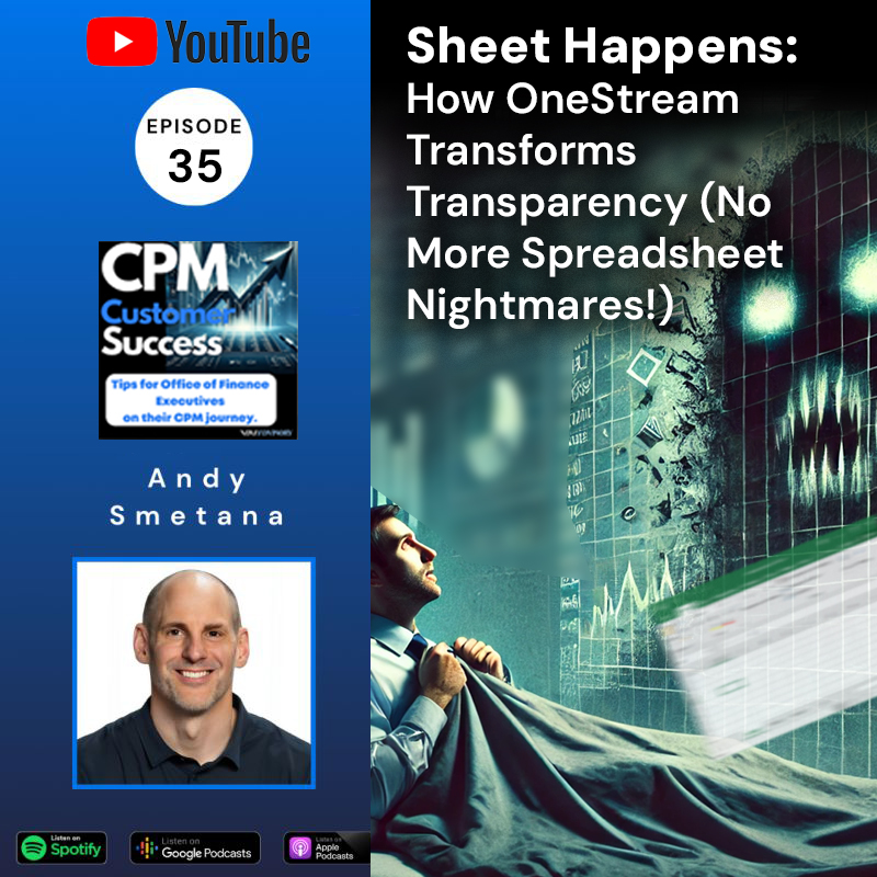 OneStream CPM Customer Success: Tips for Office of Finance Executives on their Corporate Performance Management journey