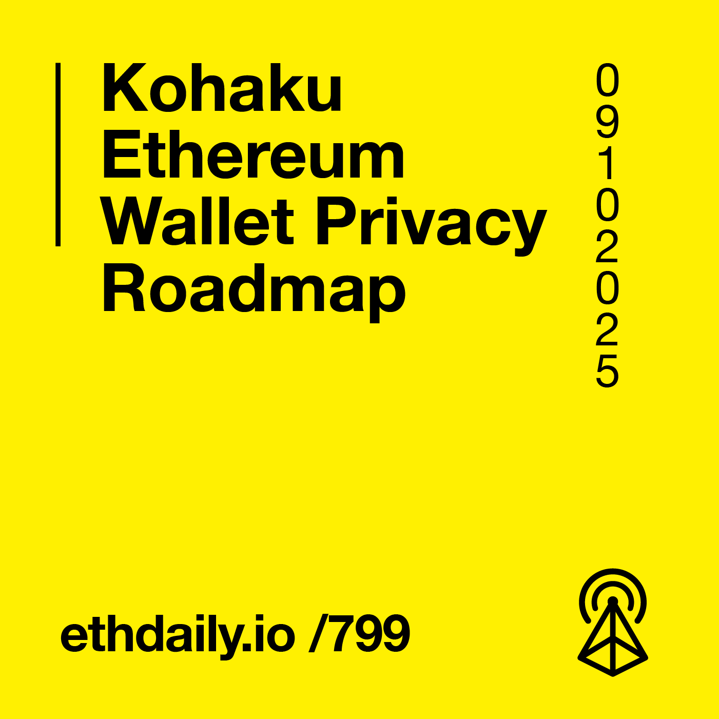 Kohaku Ethereum Wallet Privacy Roadmap