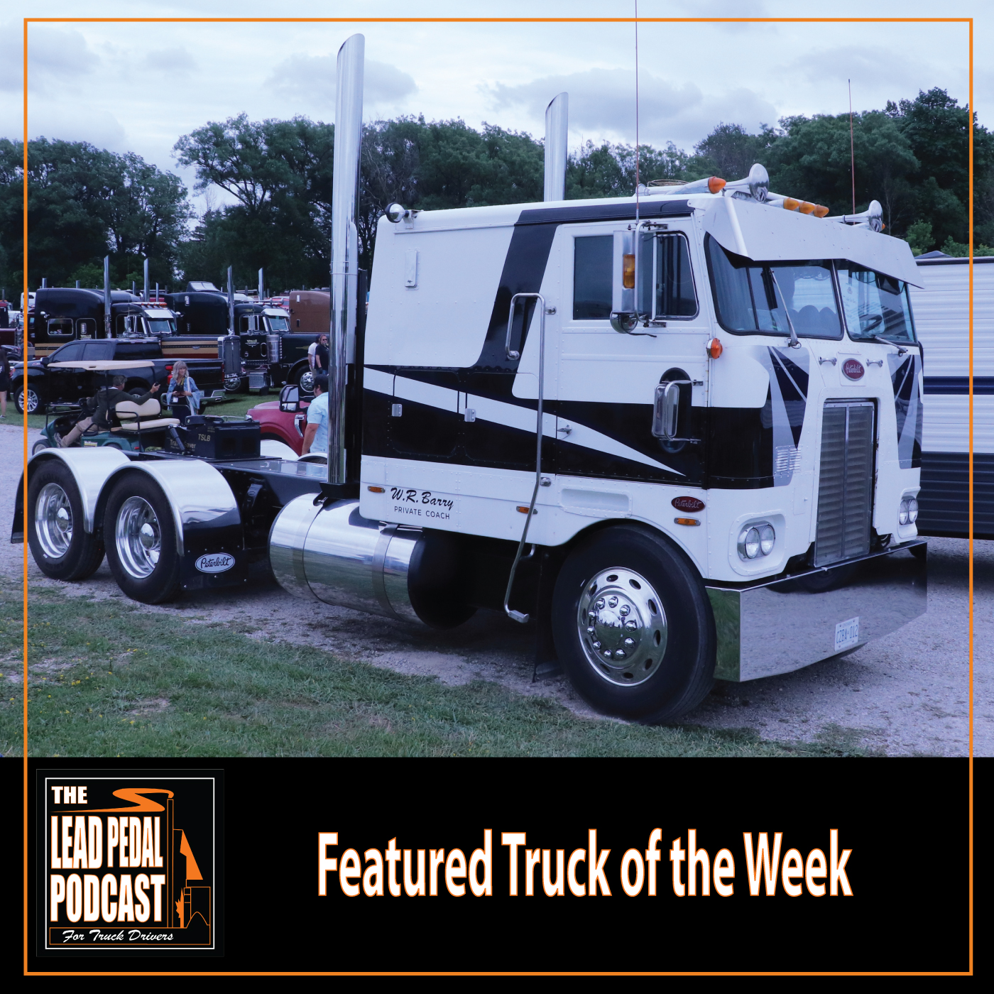 LP1392 BEHOLD The MIGHTY 352 Cabover Peterbilt TRUCK!