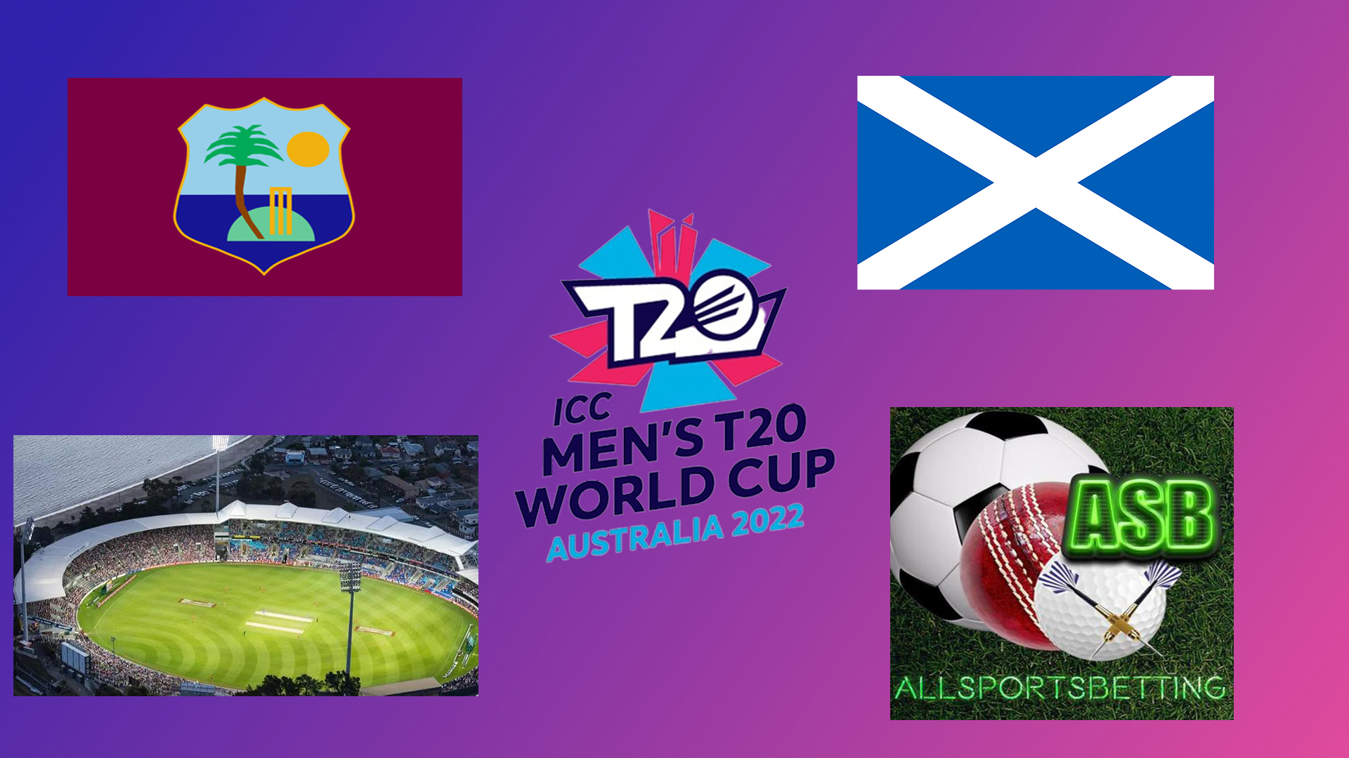 West Indies vs Scotland - T20 Cricket World Cup 2022 Preview & Betting Advice (17/10/22)