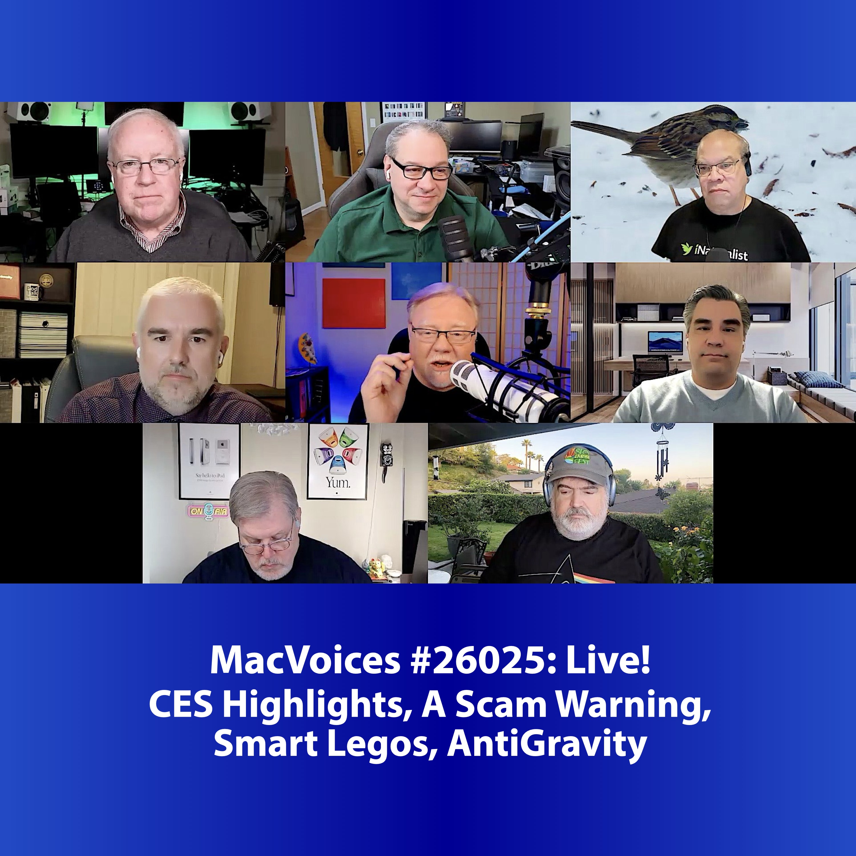 MacVoices #26025: Live! - CES Highlights, A Scam Warning, Smart Legos, Antigravity