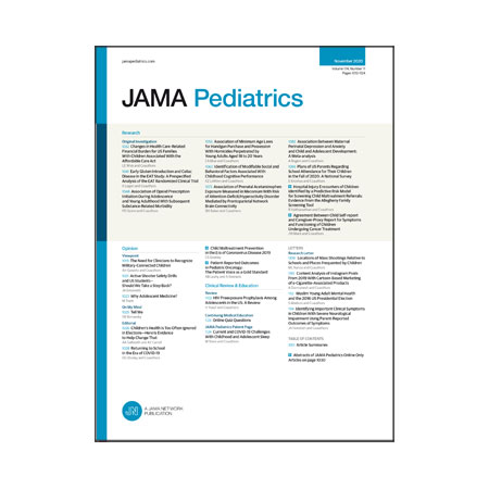 JAMA Pediatrics Editors\' Summary