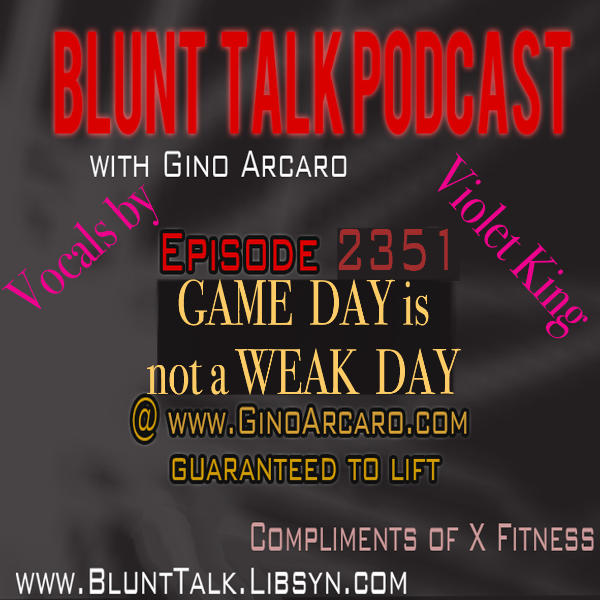 2351. Game day is not a weak day.
