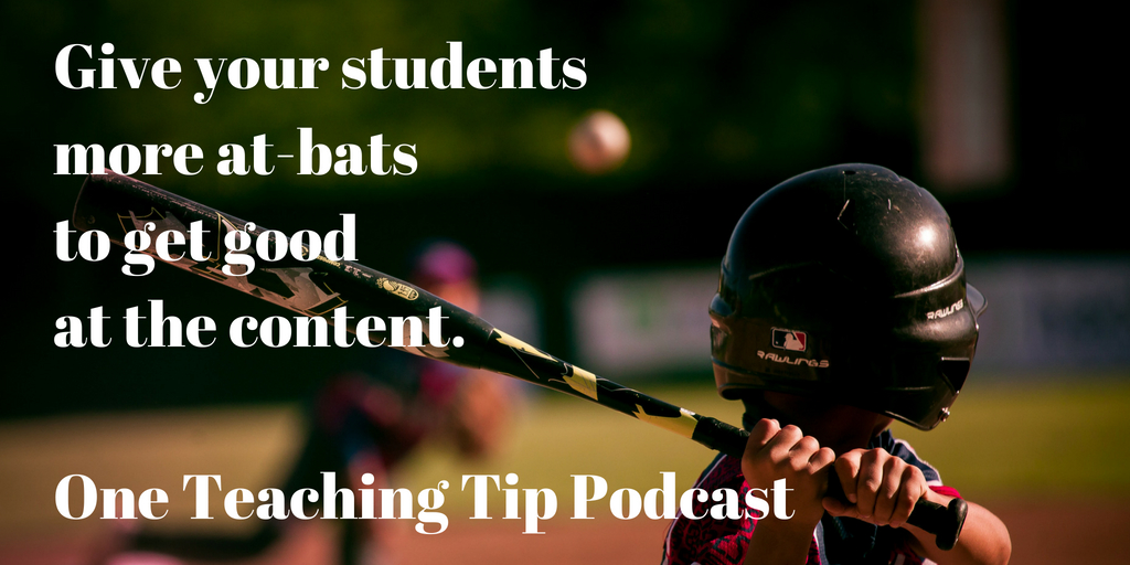 One Teaching Tip