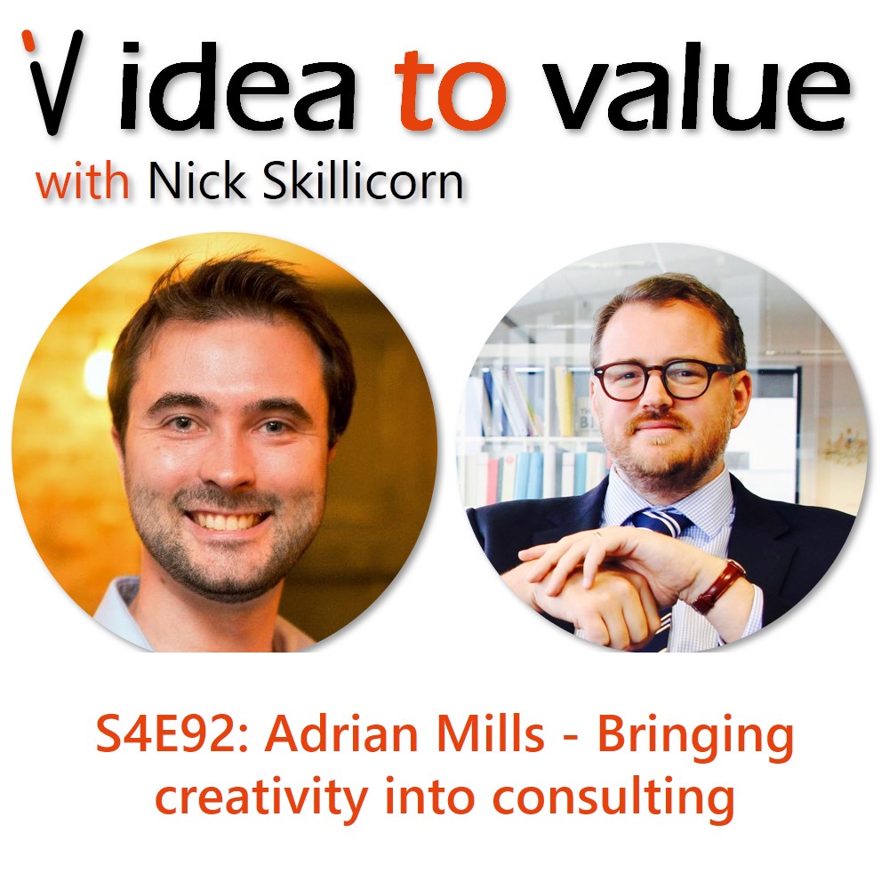 Podcast S4E92: Adrian Mills - Bringing creativity into consulting