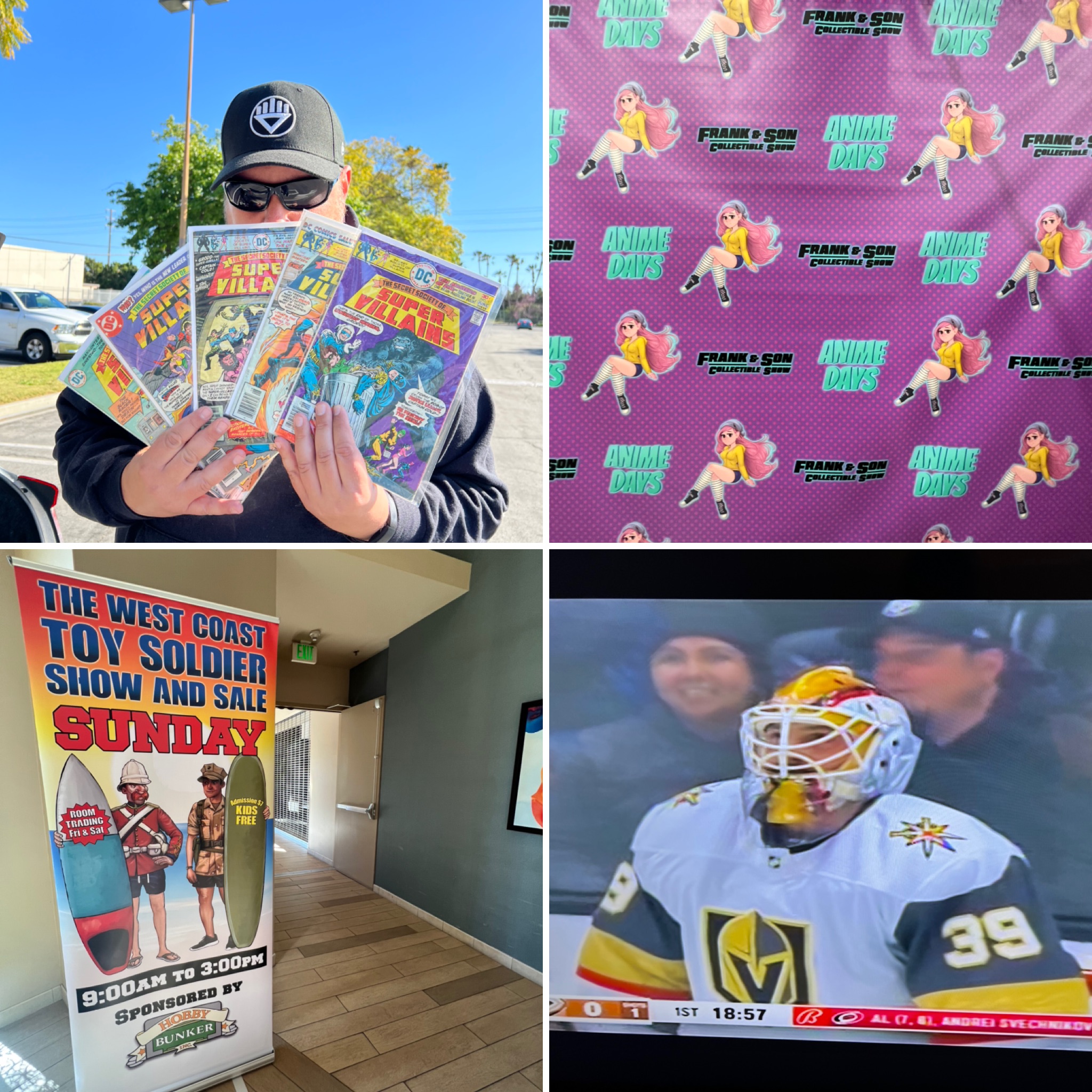 Episode 671 - Anaheim Ducks Game, Anime Days, Near Mint Sundays Comic Show, & West Coast Toy Soldier Show
