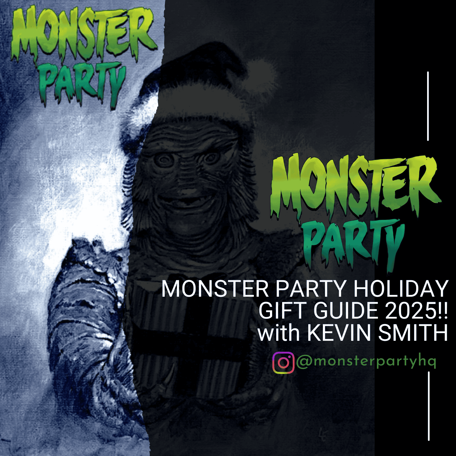 THE MONSTER PARTY HOLIDAY GIFT GUIDE 2025!!! With KEVIN SMITH!