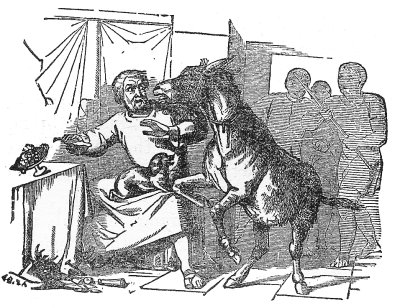 'The Ass and the Lap Dog' and 'The Ass and the Little Dog'
