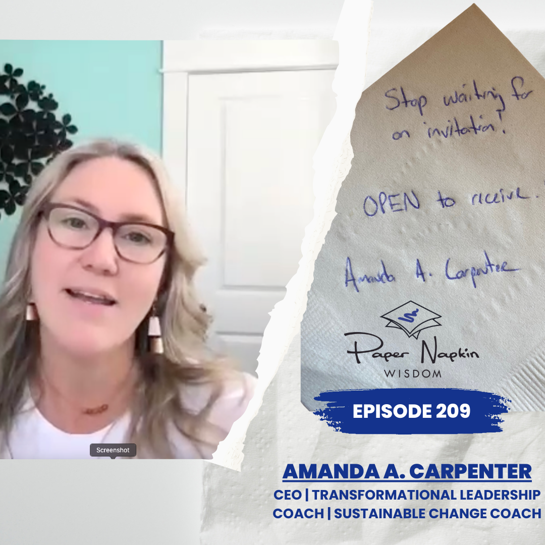 Ep 209 - Resilience and Self-Discovery Turning Setbacks to Setups: Amanda A. Carpenter