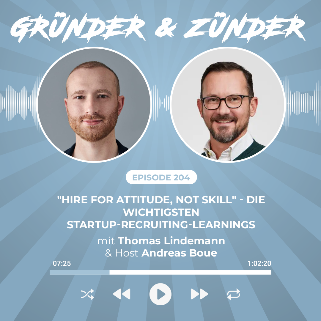 Gründer und Zünder: Der Startup Podcast
