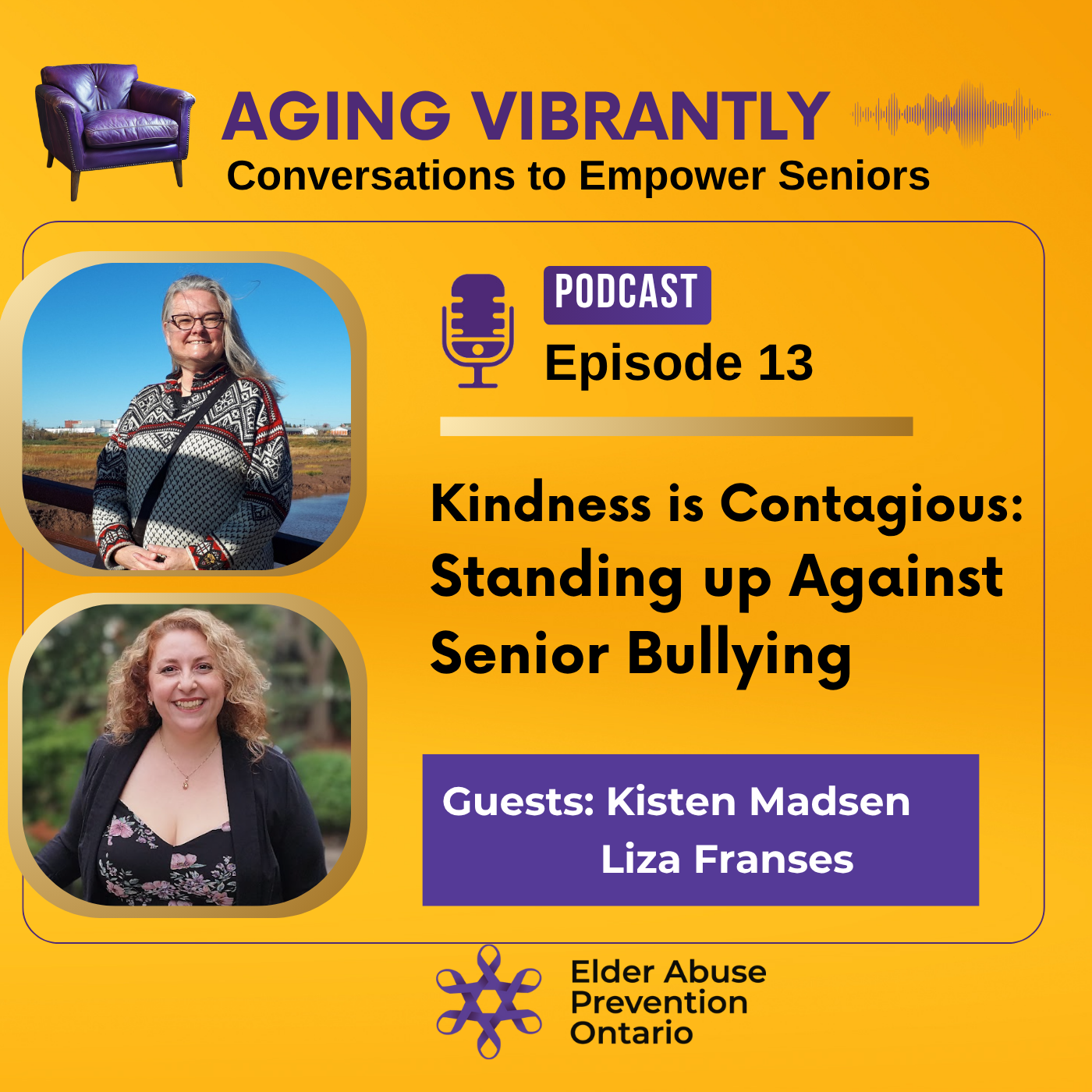 Aging Vibrantly : Conversations to Empower Seniors