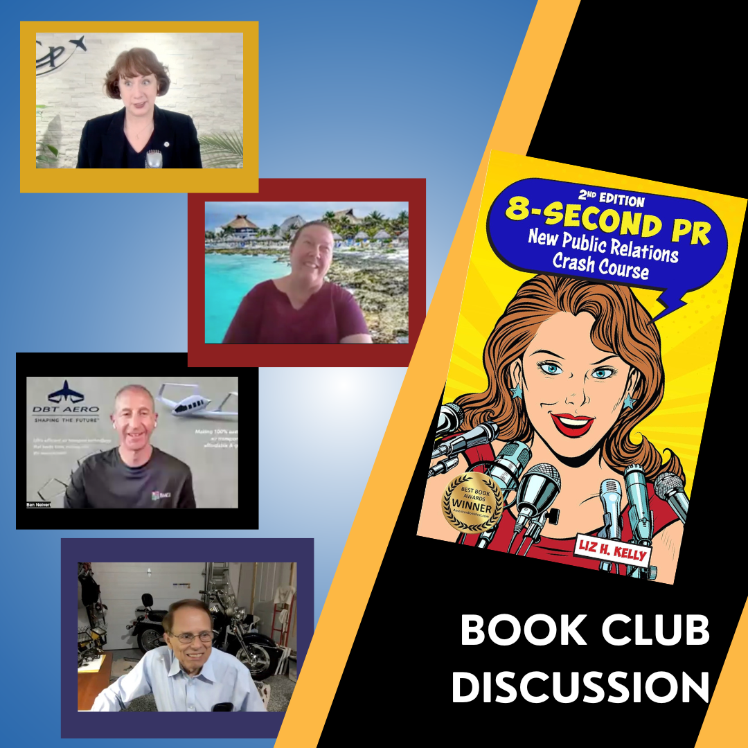 Book Club Discussion - 8 Second PR by Liz H. Kelly