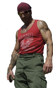 Ep.#196: Ron Morris talks life as a pro wrestler, his  friendshp w/the legendary Road Warrios, life in a biker gang, kettlebell training with the RKC, utilizing Qigong to help counteract debilitating diseases, and more