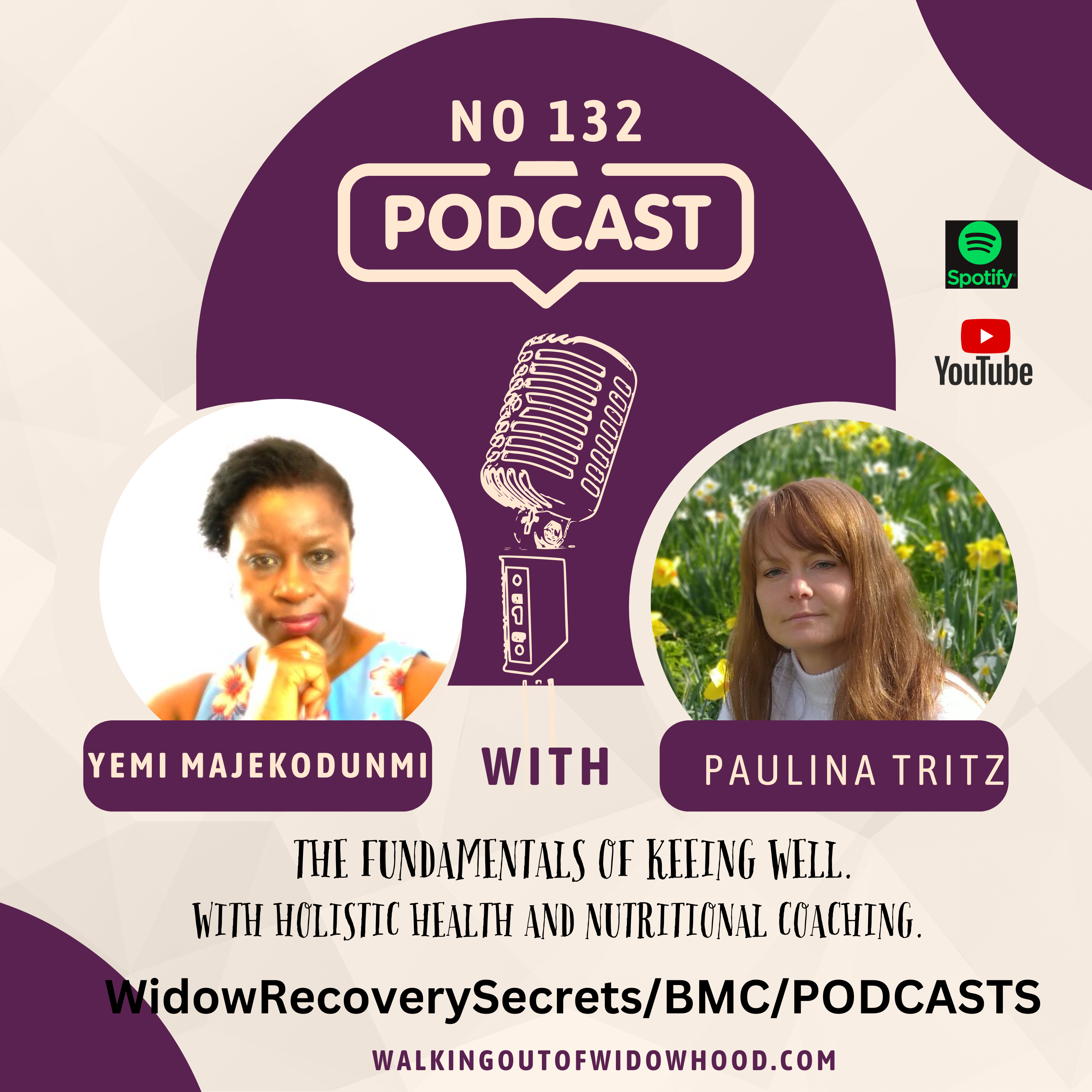 PODCAST 132 TALKING WITH HOLISTIC COACH PAULINA TRITZ - ON THE FUNDAMENTALS OF  WELLNESS.