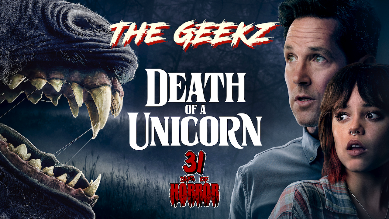 Death of a Unicorn (2025) Movie Review | Geekz 31 Days of Horror – A24’s Dark Fantasy Thriller