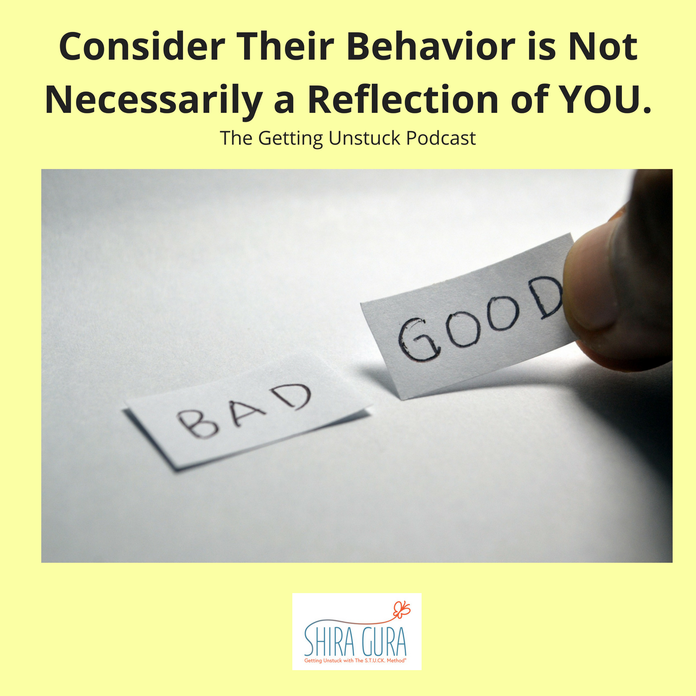 cover of episode 068: Consider Their Behavior is Not Necessarily a Reflection of You