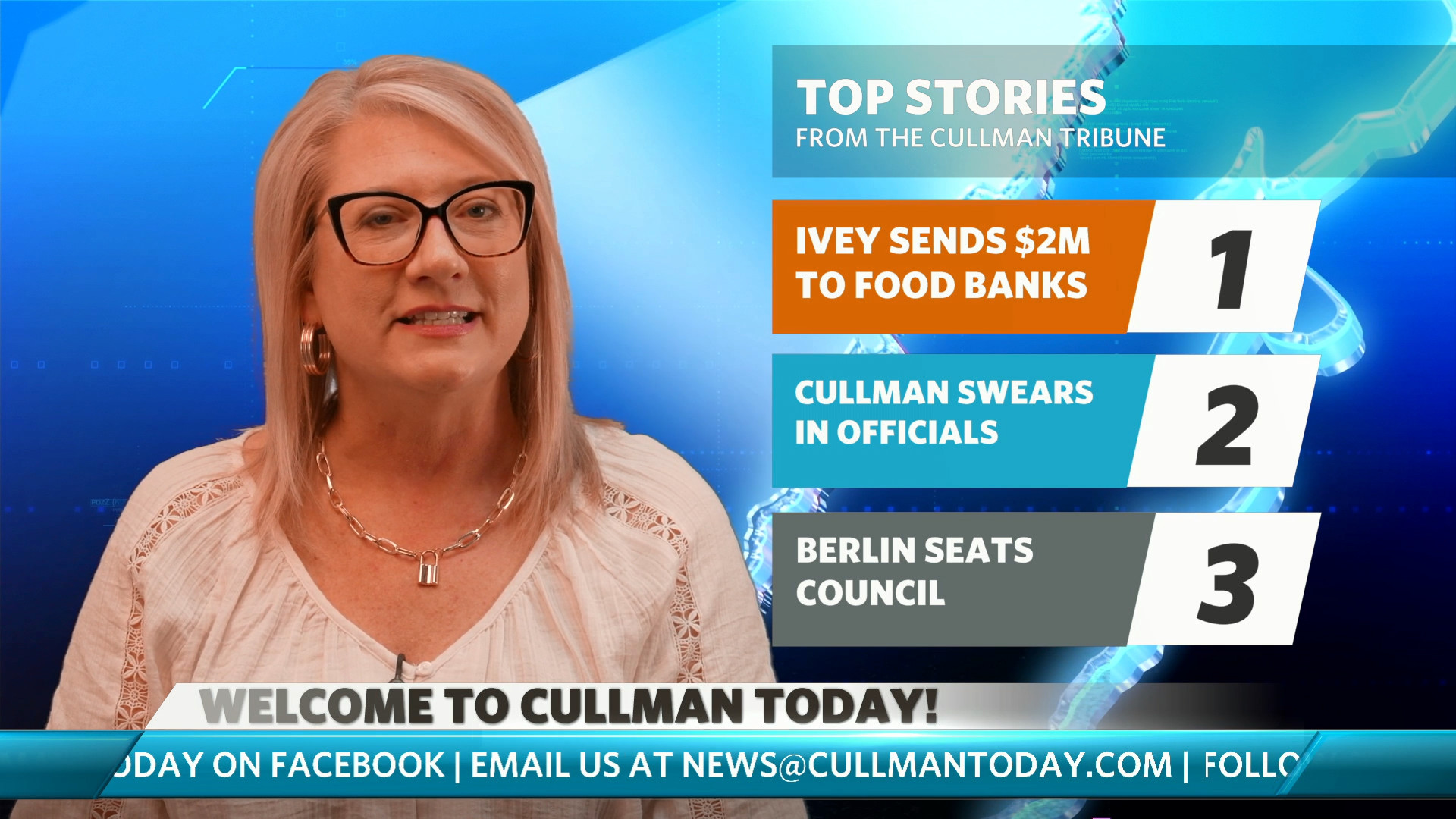 Ivey sends $2M to food banks | Cullman swears in leaders; Hall president | Berlin names Hardman pro tem