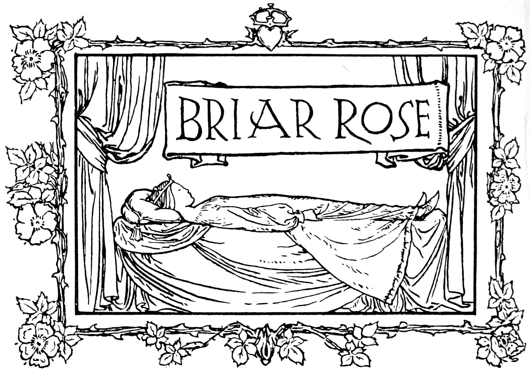 Briar Rose, the original Sleeping Beauty