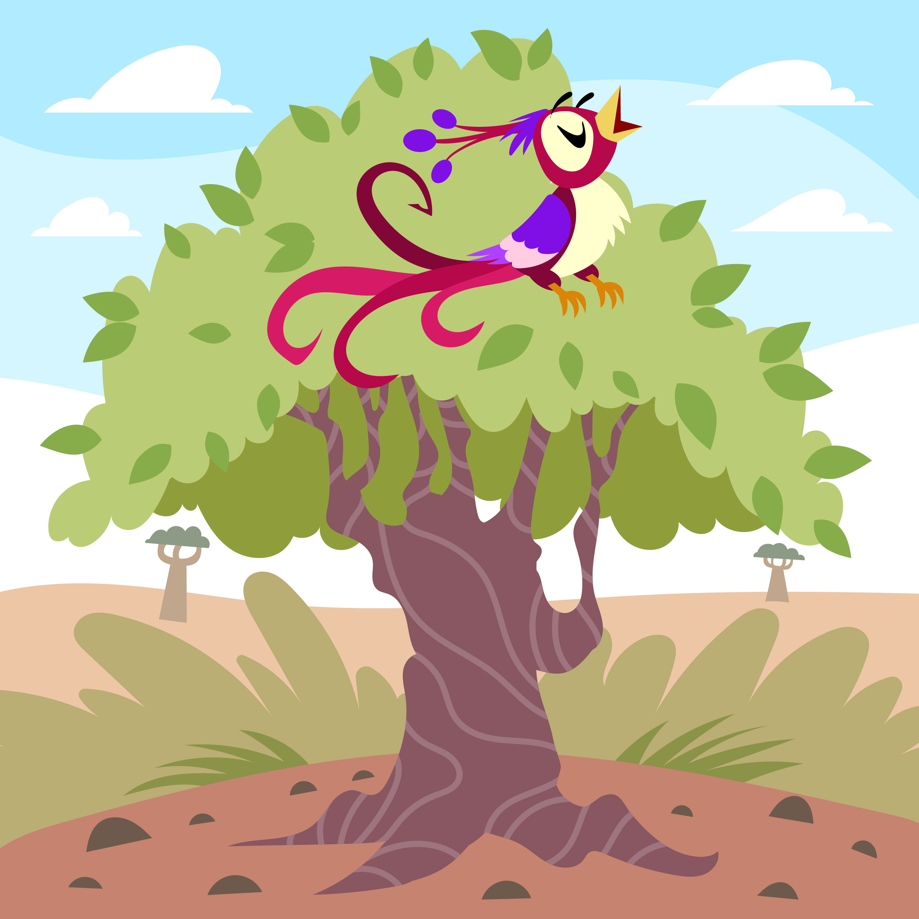 The Singing Bird and the Dancing Farmer-Storytelling Podcast for Kids:E290