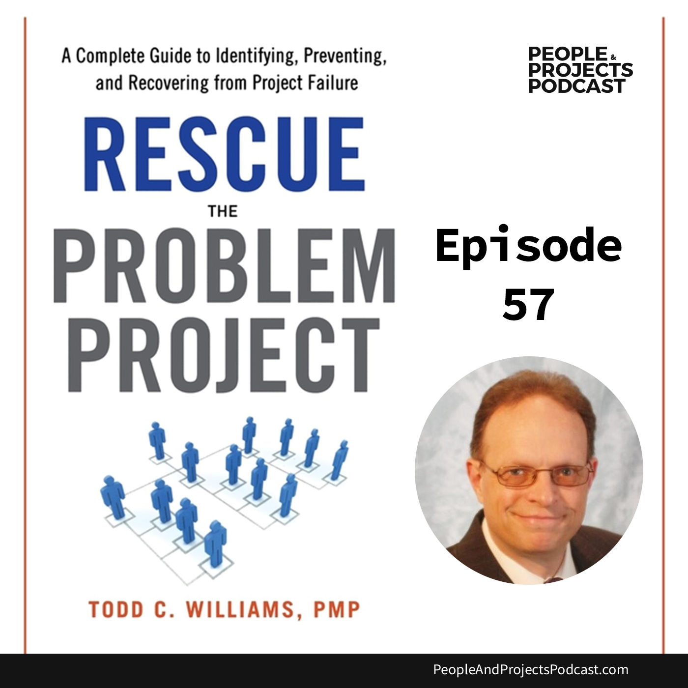 cover of episode PPP 057 | Rescuing The Problem Project, With Author Todd C. Williams, PMP