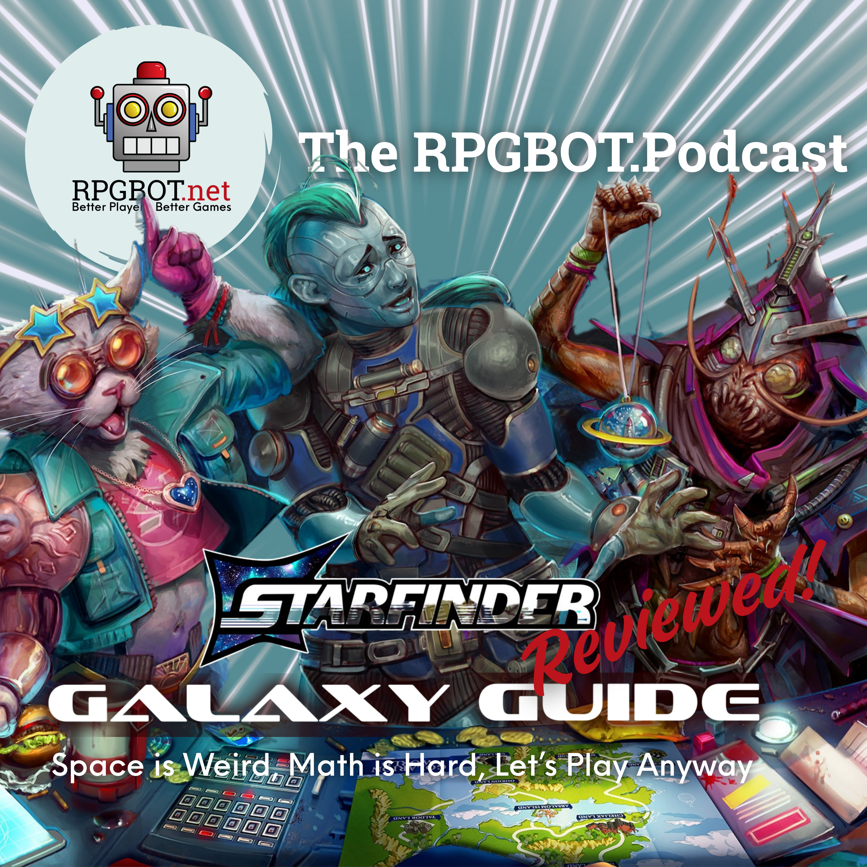 STARFINDER GALAXY GUIDE REVIEWED! - Space is Weird, Math is Hard, Let's Play Anyway