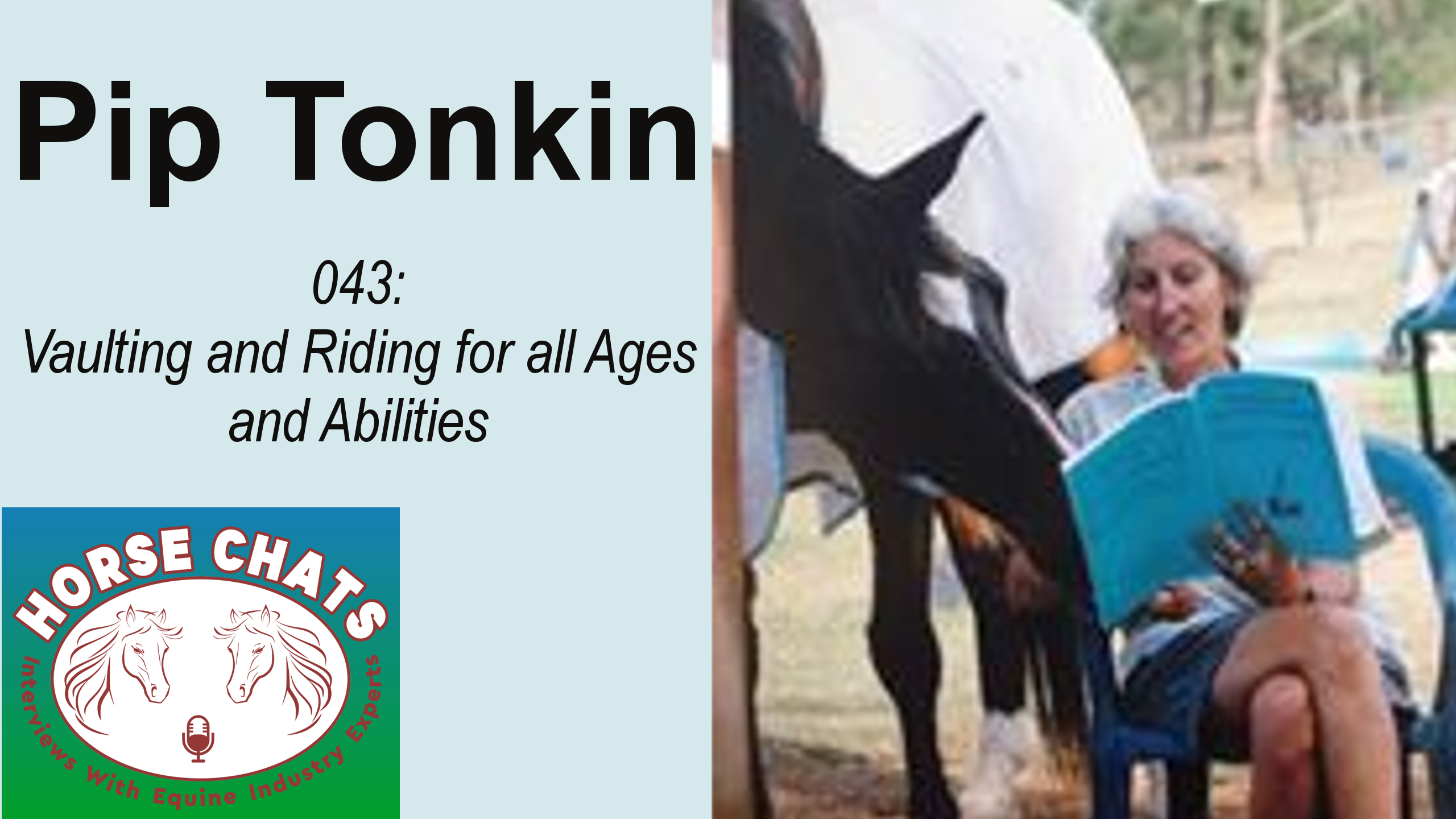 0043: Pip Tonkin - Vaulting and Riding - For All Ages and Abilities