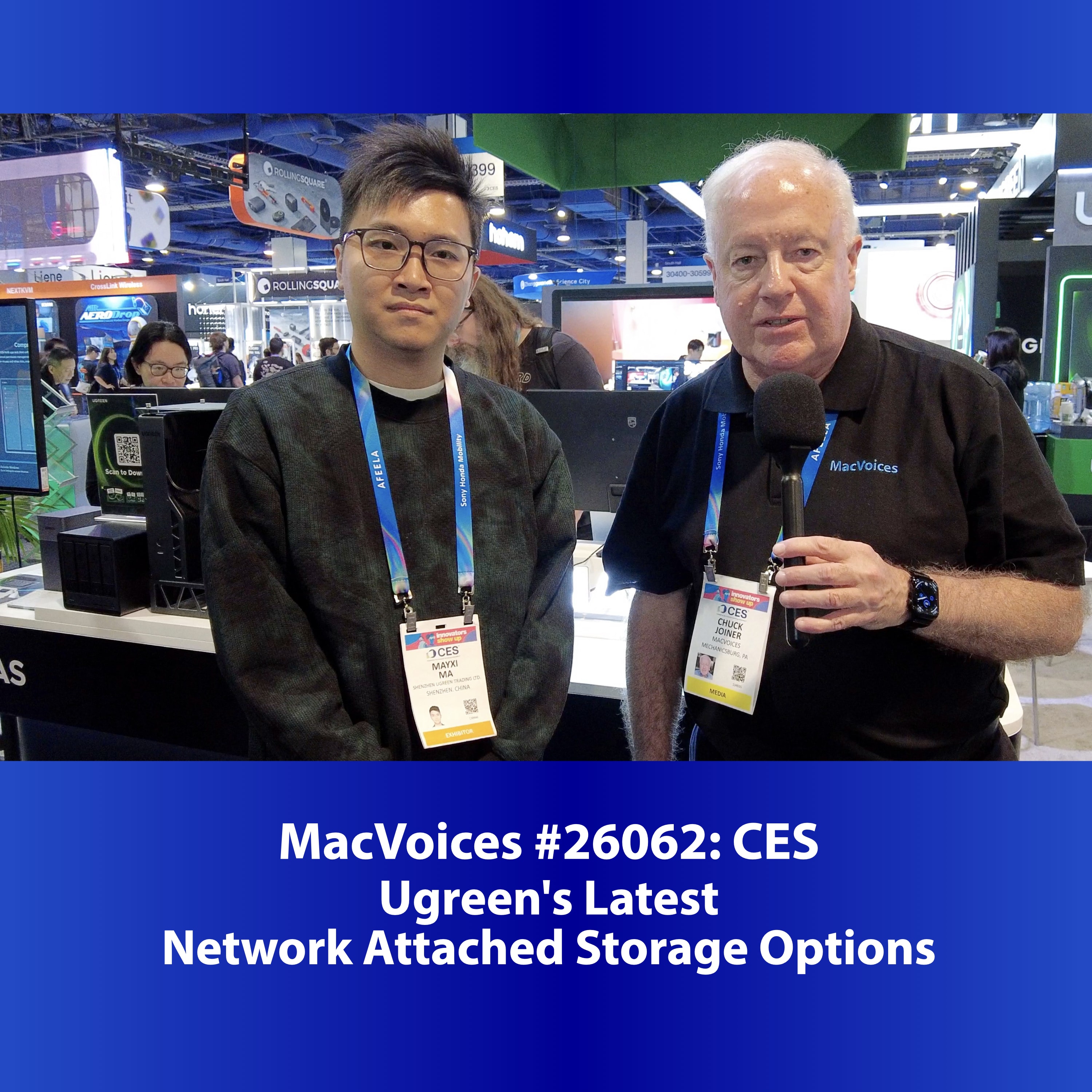 MacVoices #26062: CES - UGREEN's Latest Network Attached Storage Options