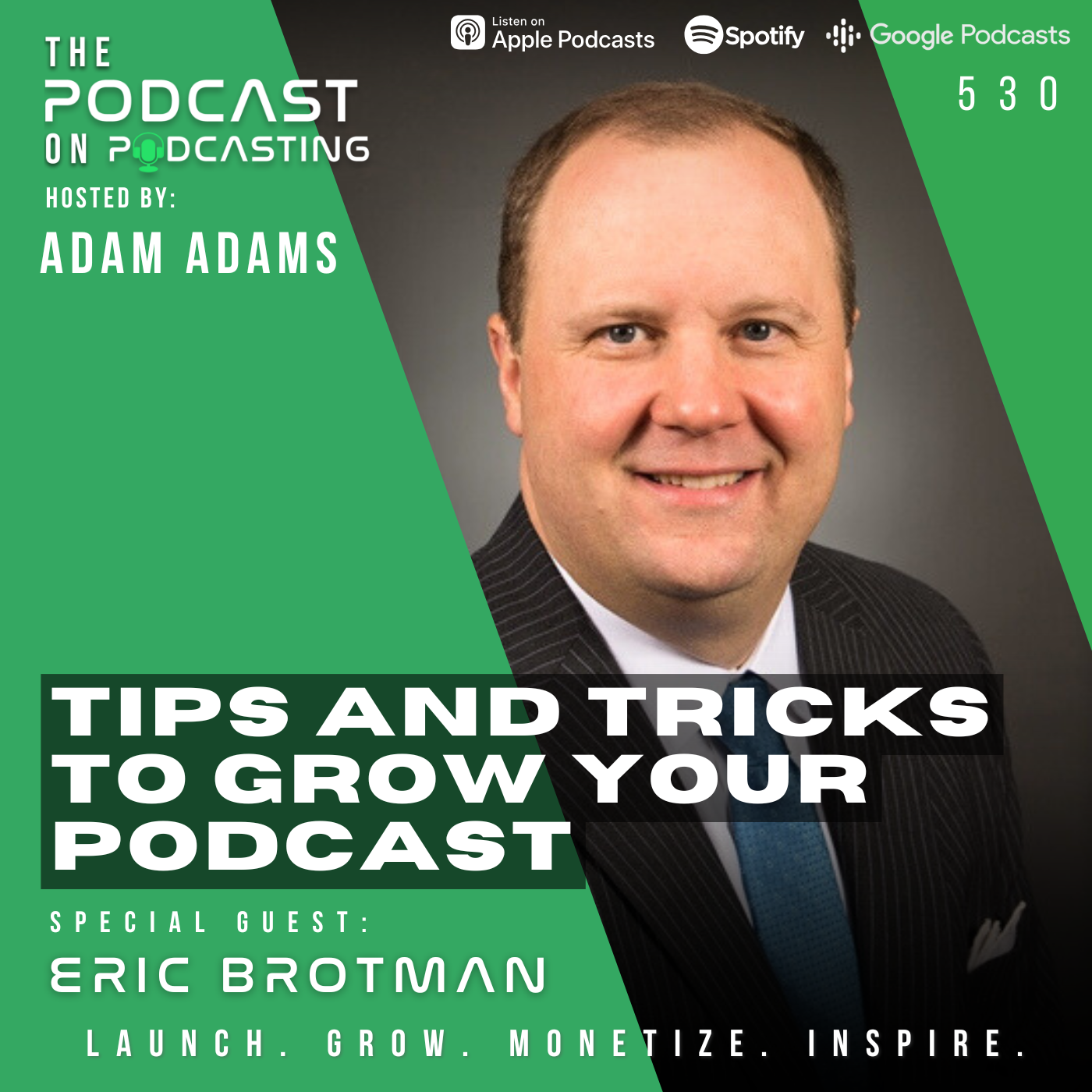 Tips And Tricks To Grow Your Podcast - Eric Brotman [530]