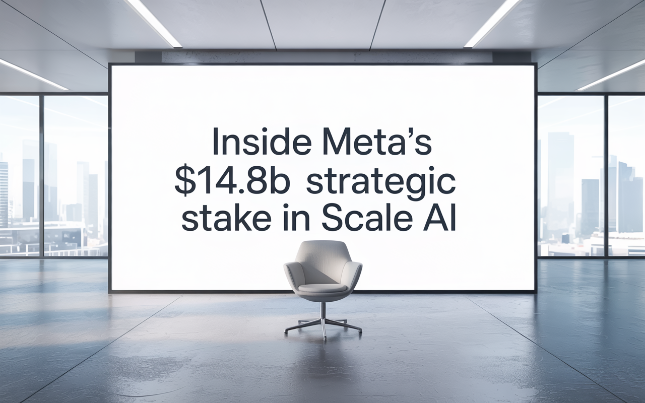Inside Meta’s $14.8B Strategic Stake in Scale AI