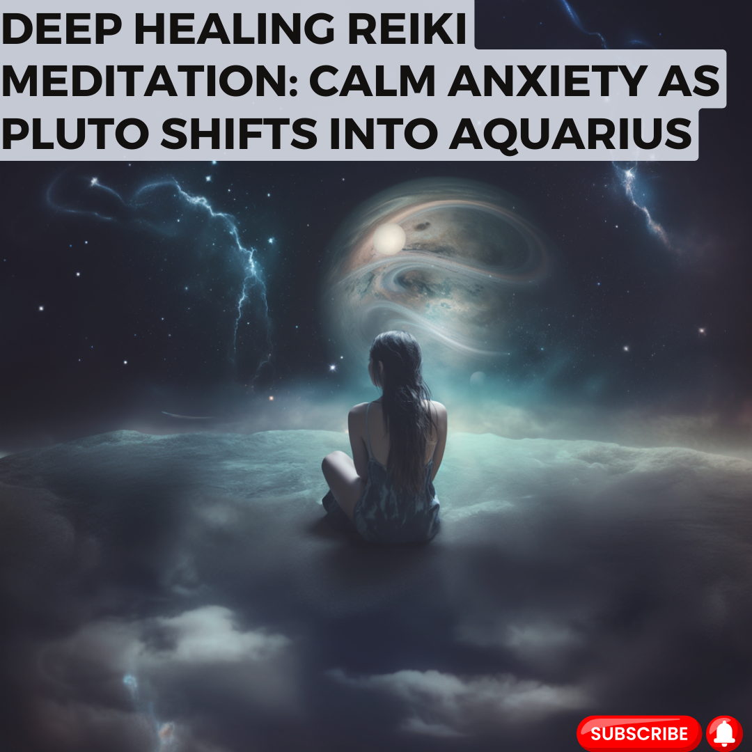 Deep Healing Reiki Meditation: Calm Anxiety as Pluto shifts into Aquarius