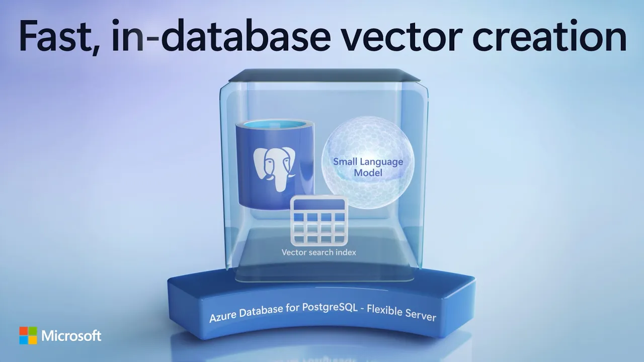 PostgreSQL with Local Small Language Model and In-Database Vectorization | Azure
