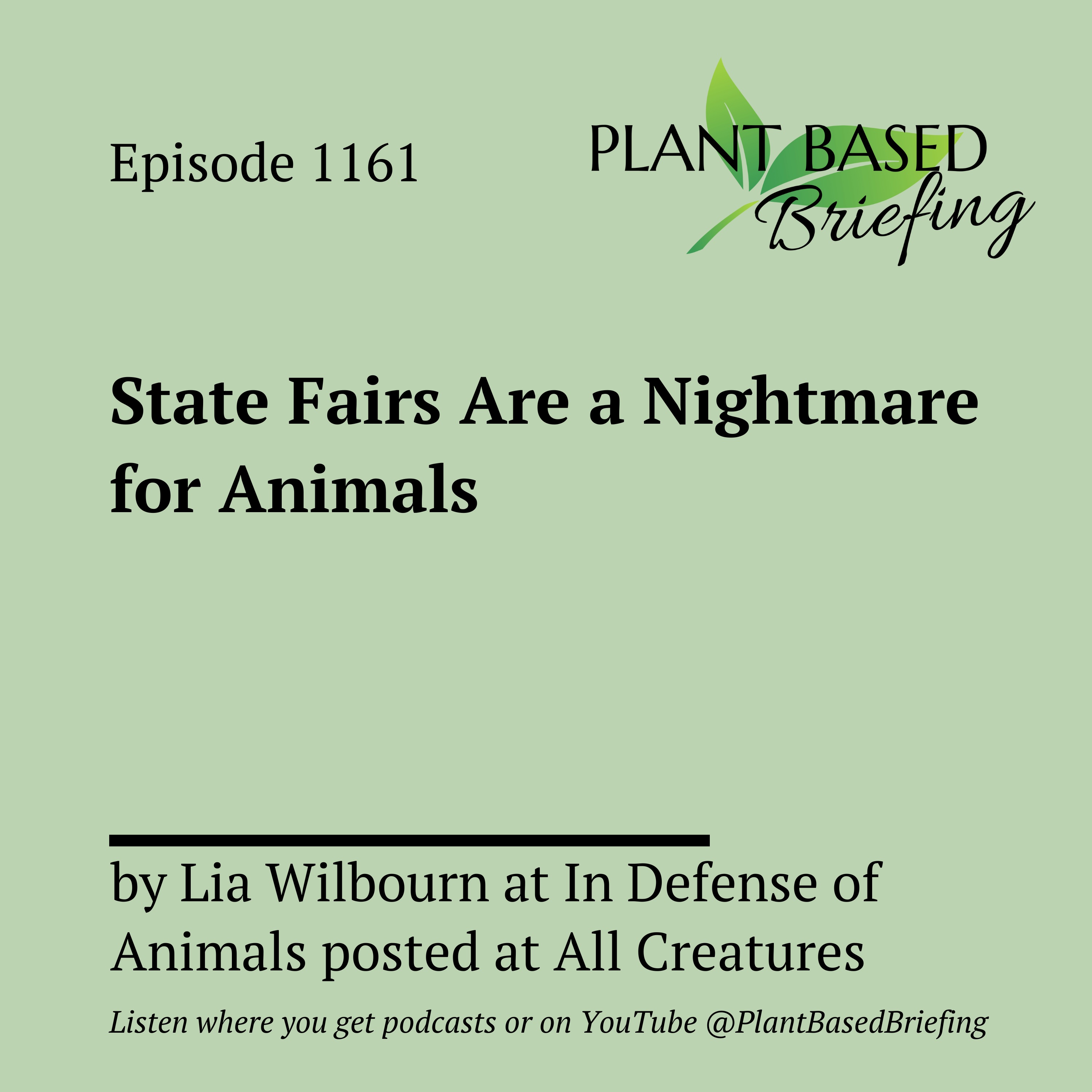 Plant Based Briefing