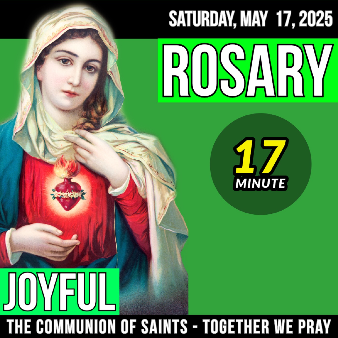 LISTEN - ROSARY SATURDAY - Theme: HEARTS ABLAZE