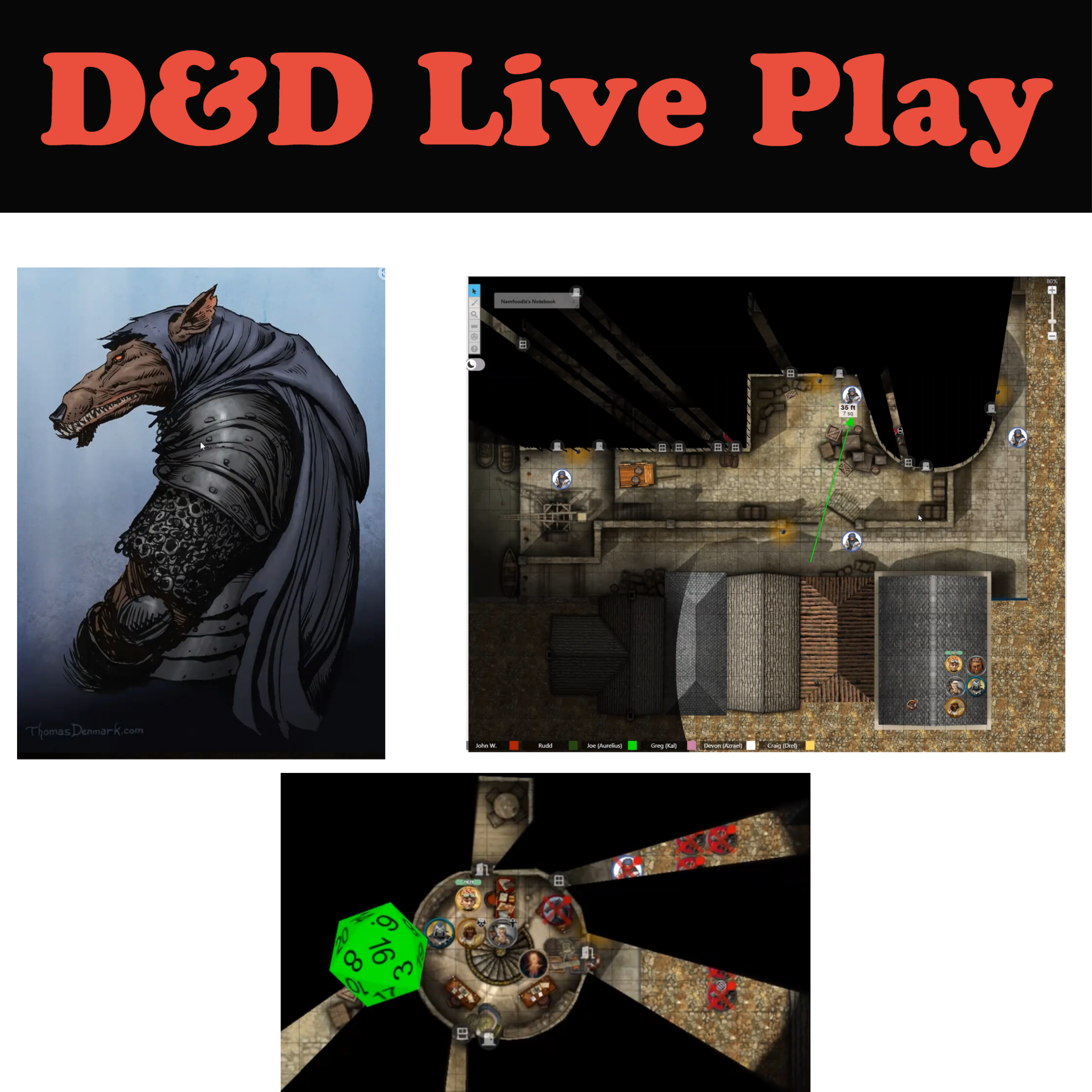 D6G Pip 160: D&D Live - Sands of Khassan Session 3 - Warehouses & Wererats